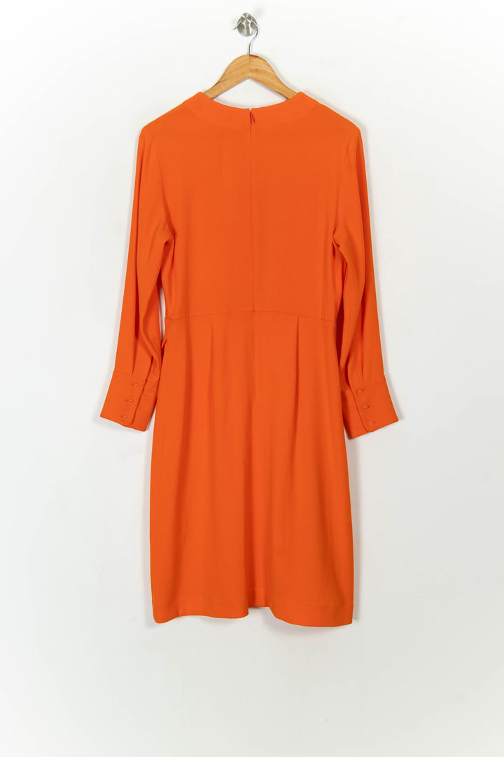 Robe Portefeuille Orange - Taille L/40 de la marque Ines de la Fressange Paris | PARAD69246 - Vendu par Paradigme - Image 5