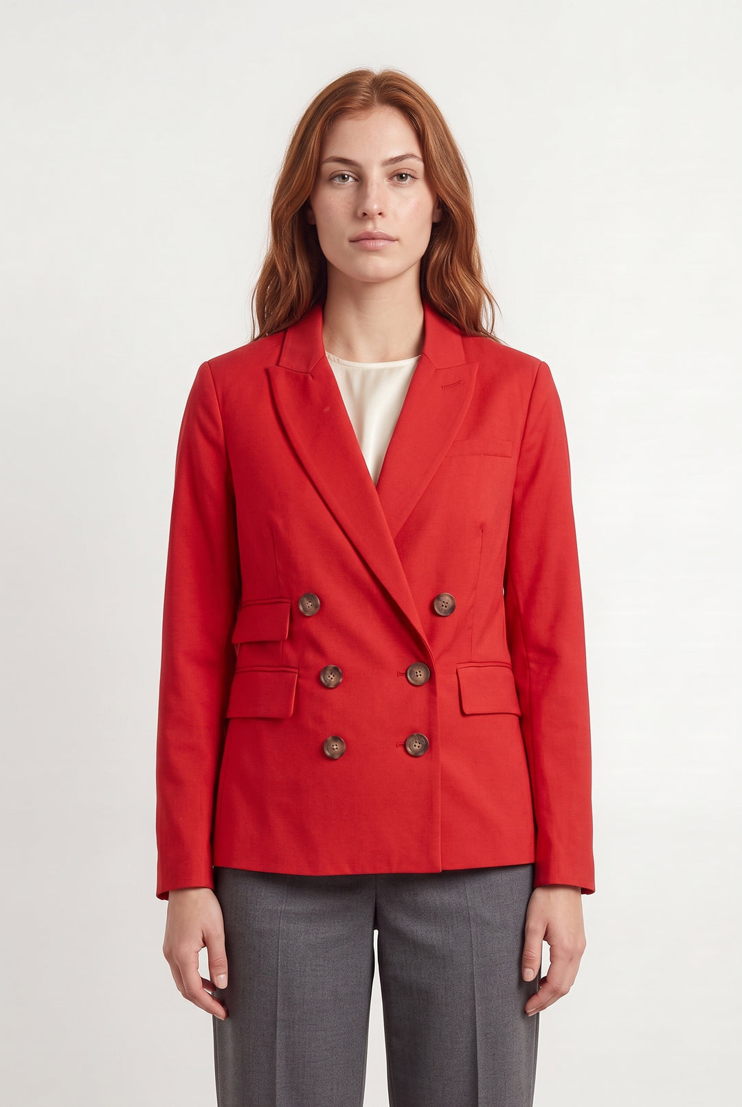 Blazer Rouge - Taille S/36 de la marque Ines de la Fressange Paris | PARAD69247 - Vendu par Paradigme - Image 1