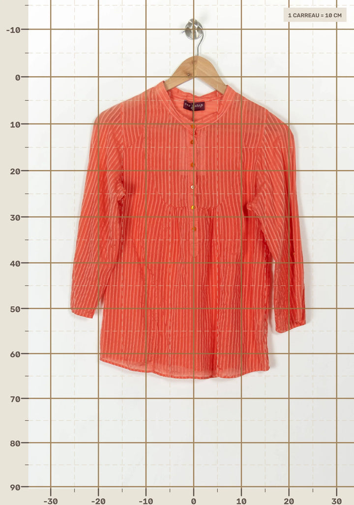 Blouse Orange - Taille XS/34 de la marque One Step | PARAD69248 - Vendu par Paradigme - Image 4
