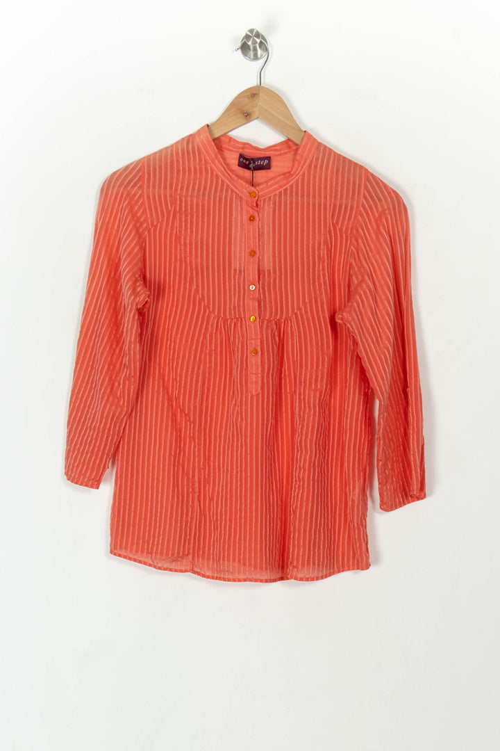 Blouse Orange - Taille XS/34 de la marque One Step | PARAD69248 - Vendu par Paradigme - Image 2