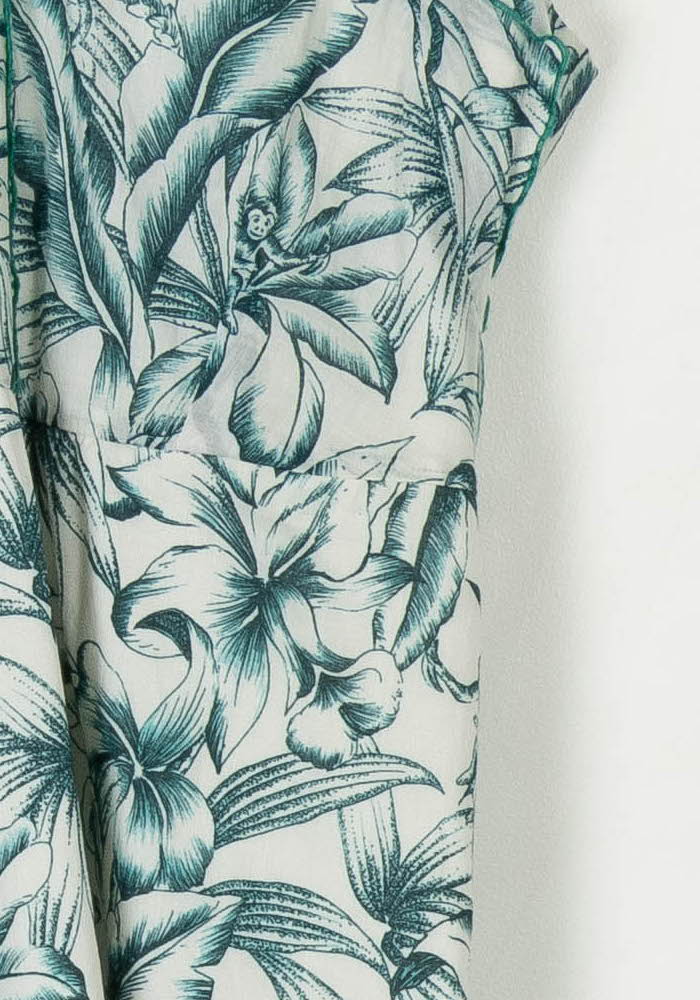 Robe Longue Verte et Blanche - Taille XS/34 de la marque One Step | PARAD69255 - Vendu par Paradigme - Image 3