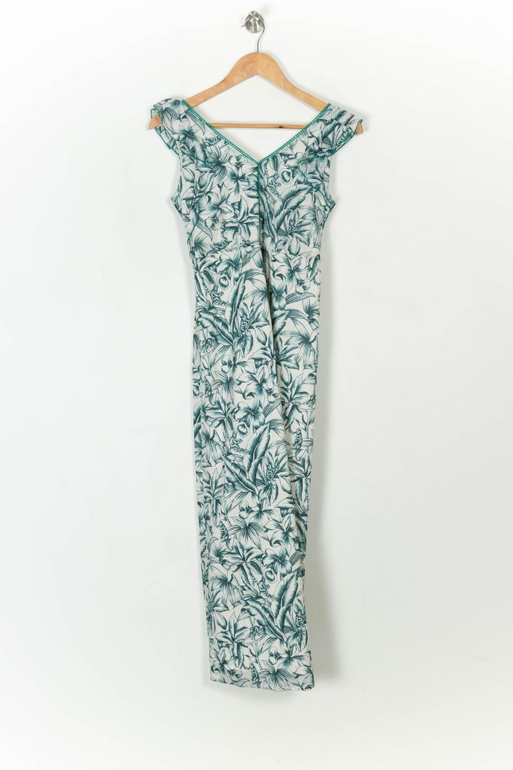 Robe Longue Verte et Blanche - Taille XS/34 de la marque One Step | PARAD69255 - Vendu par Paradigme - Image 2