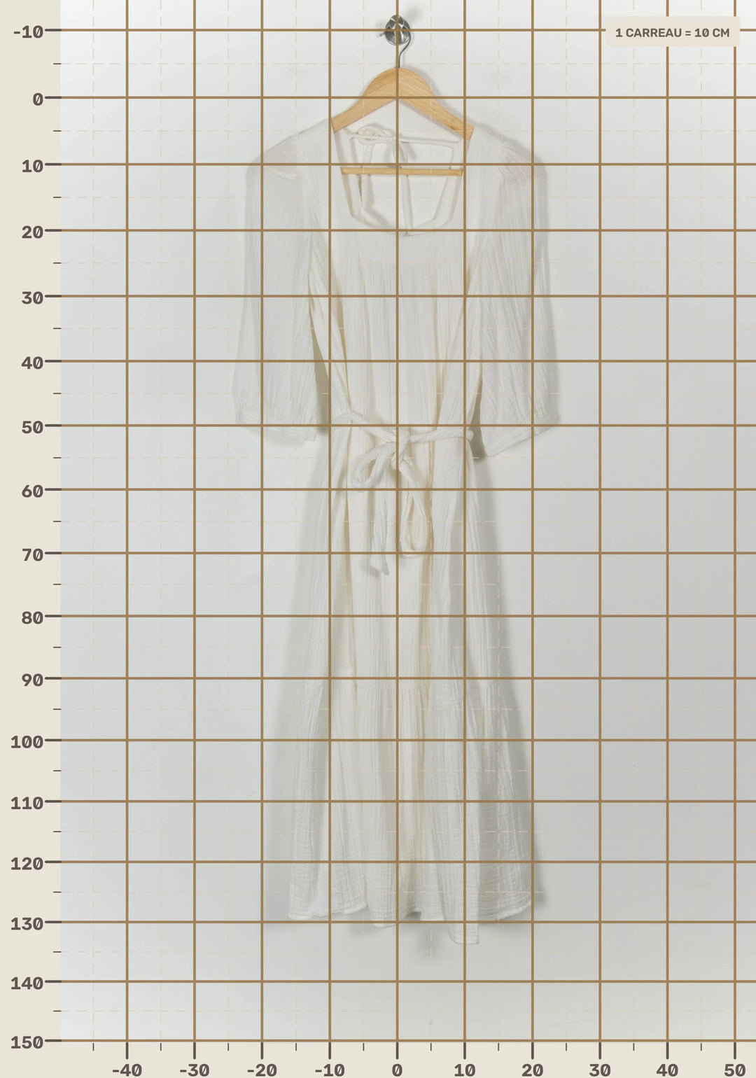 Robe Longue Blanche - Taille XS/34 de la marque Des petits hauts | PARAD69259 - Vendu par Paradigme - Image 4