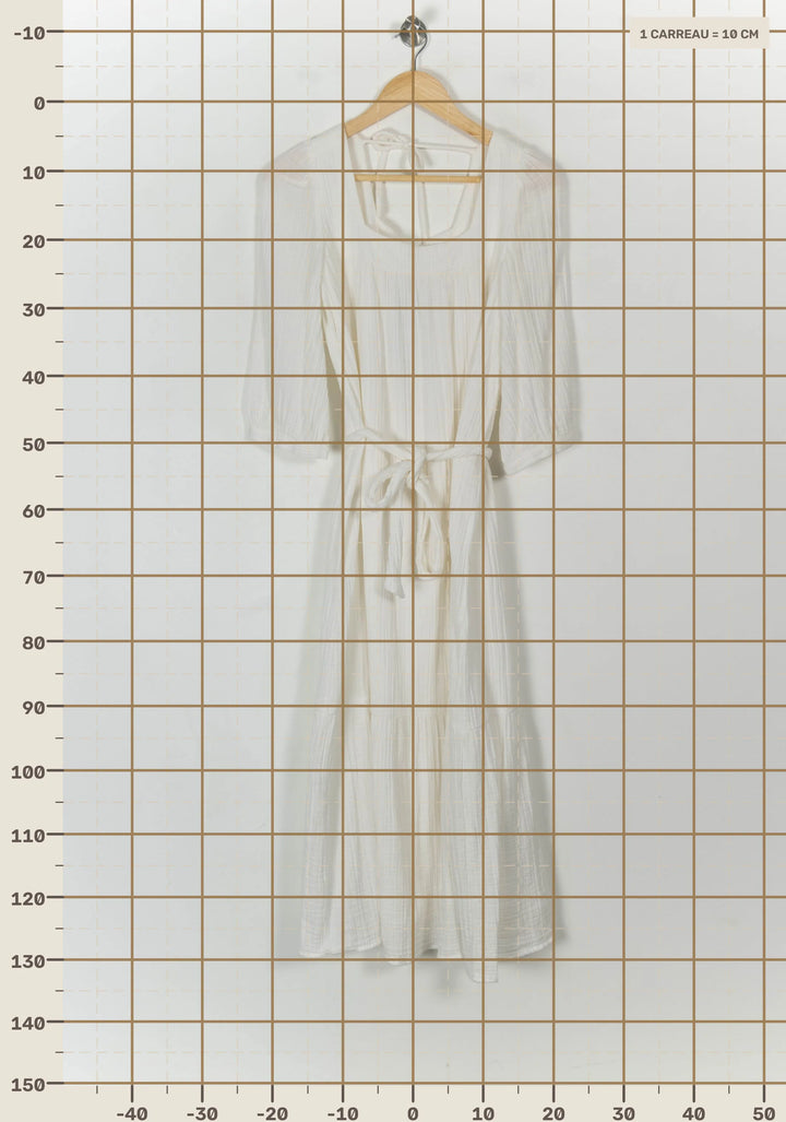 Robe Longue Blanche - Taille XS/34 de la marque Des petits hauts | PARAD69259 - Vendu par Paradigme - Image 4