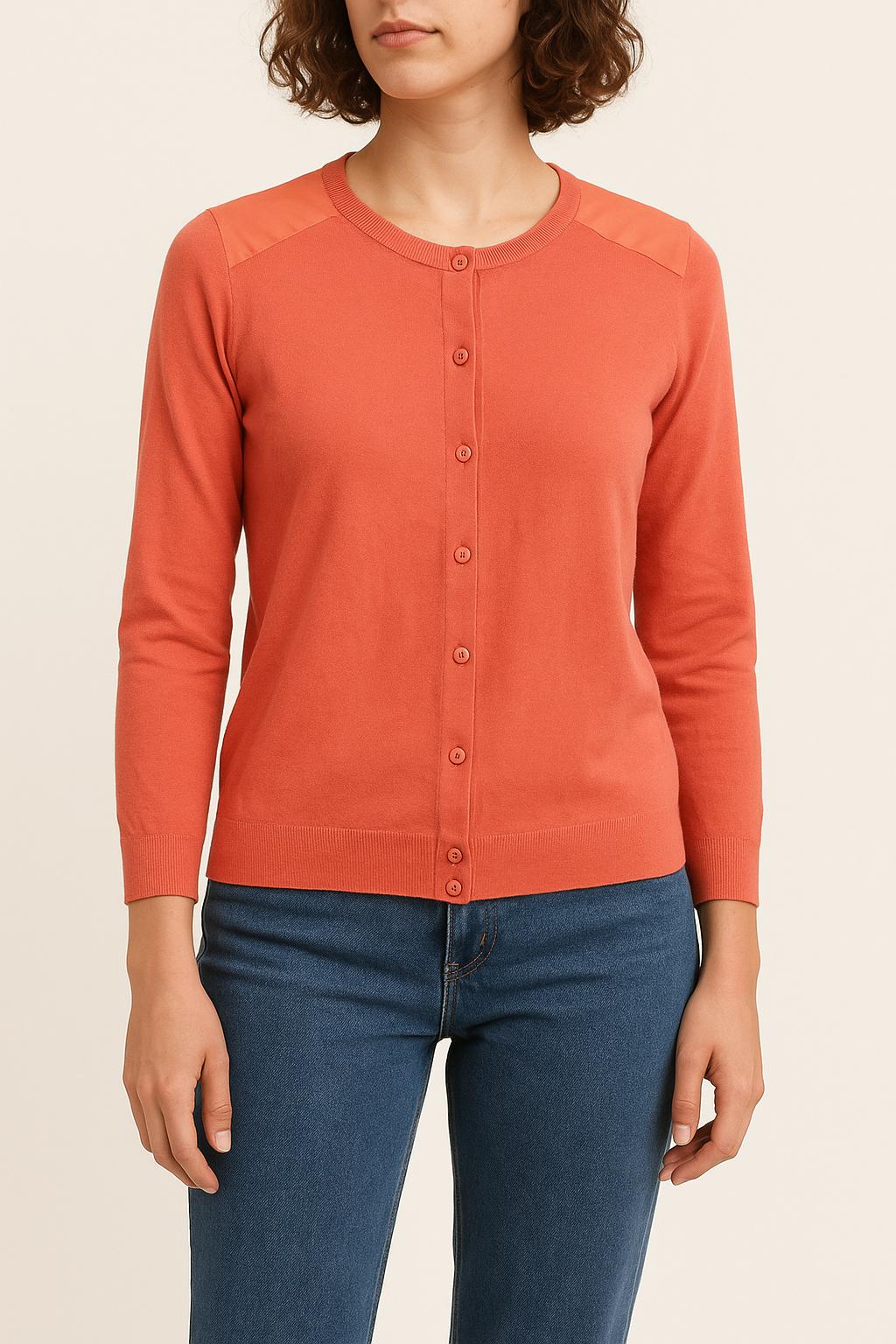 Cardigan Rose - Taille XS/34 de la marque Comptoir des Cotonniers | PARAD69285 - Vendu par Paradigme - Image 1