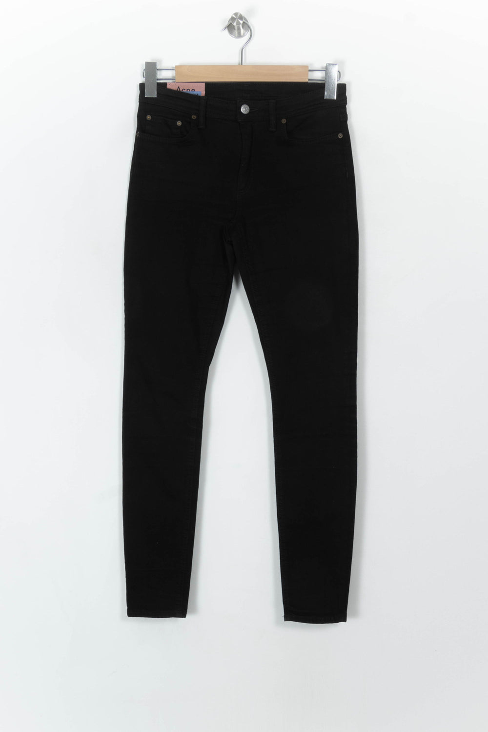 Jean Slim Noir - Taille XS/34 de la marque Acne Studios | PARAD69321 - Vendu par Paradigme - Image 2