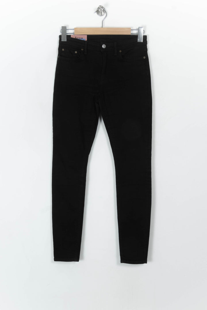 Jean Slim Noir - Taille XS/34 de la marque Acne Studios | PARAD69321 - Vendu par Paradigme - Image 2