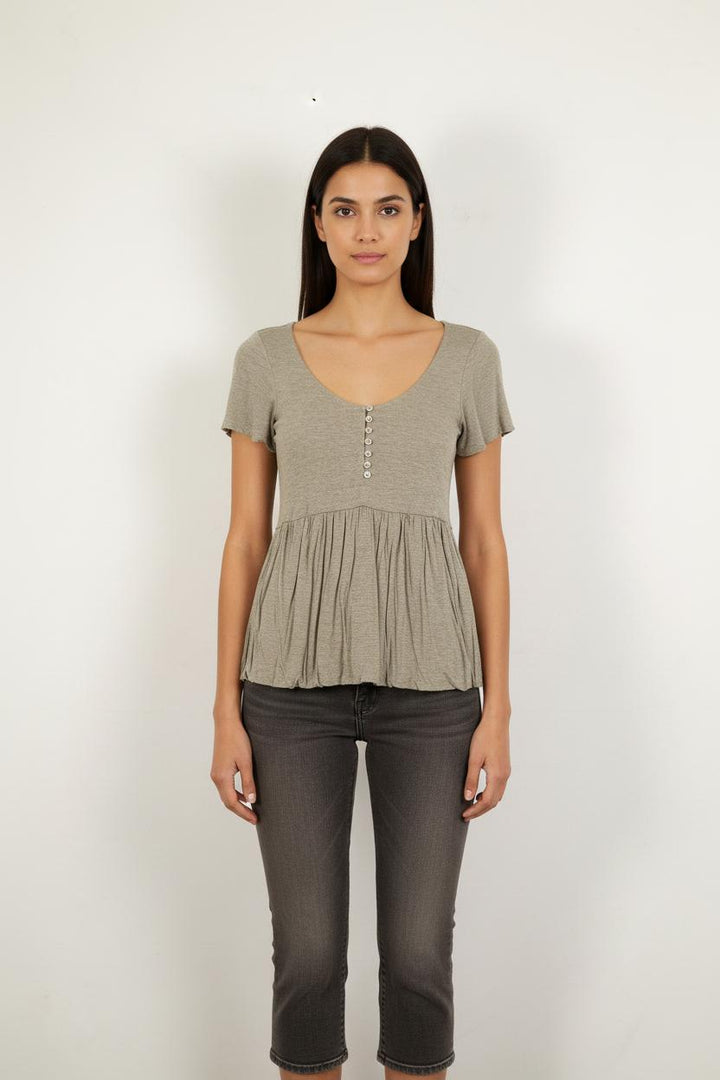 Blouse Beige - Taille L/40