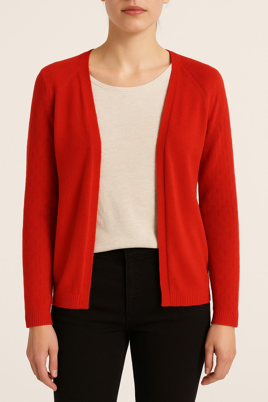Cardigan Rouge - Taille S/36 de la marque Karl Marc John | PARAD69340 - Vendu par Paradigme - Image 1