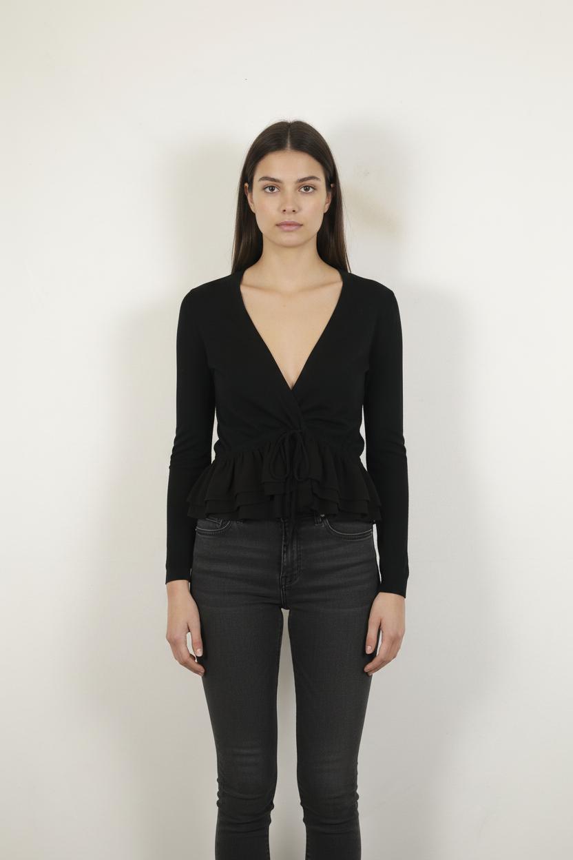 Cardigan Noir - Taille XS/34