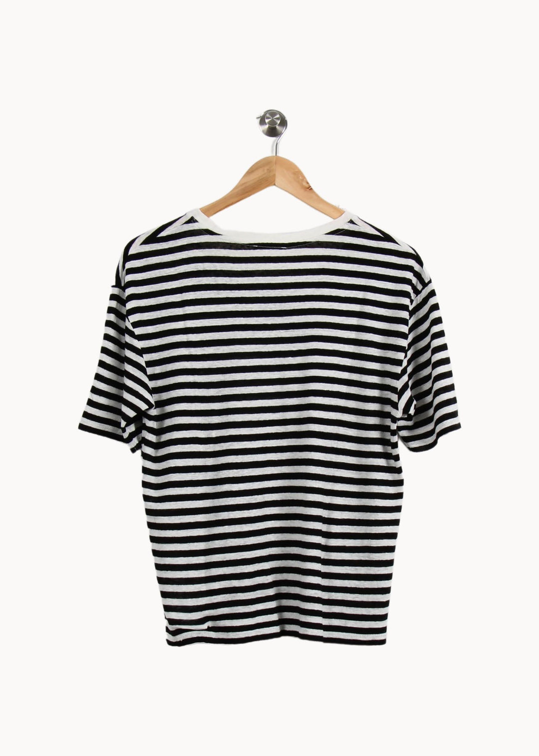 T-shirt Noir et Blanc - Taille S/36 de la marque Maison 123 | PARAD69361 - Vendu par Paradigme - Image 4