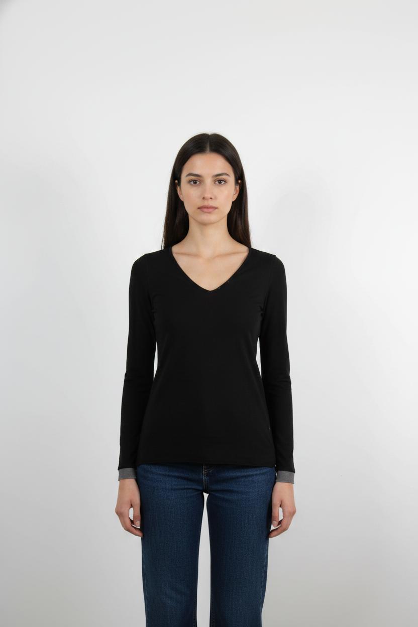 T-shirt Noir - Taille S/36
