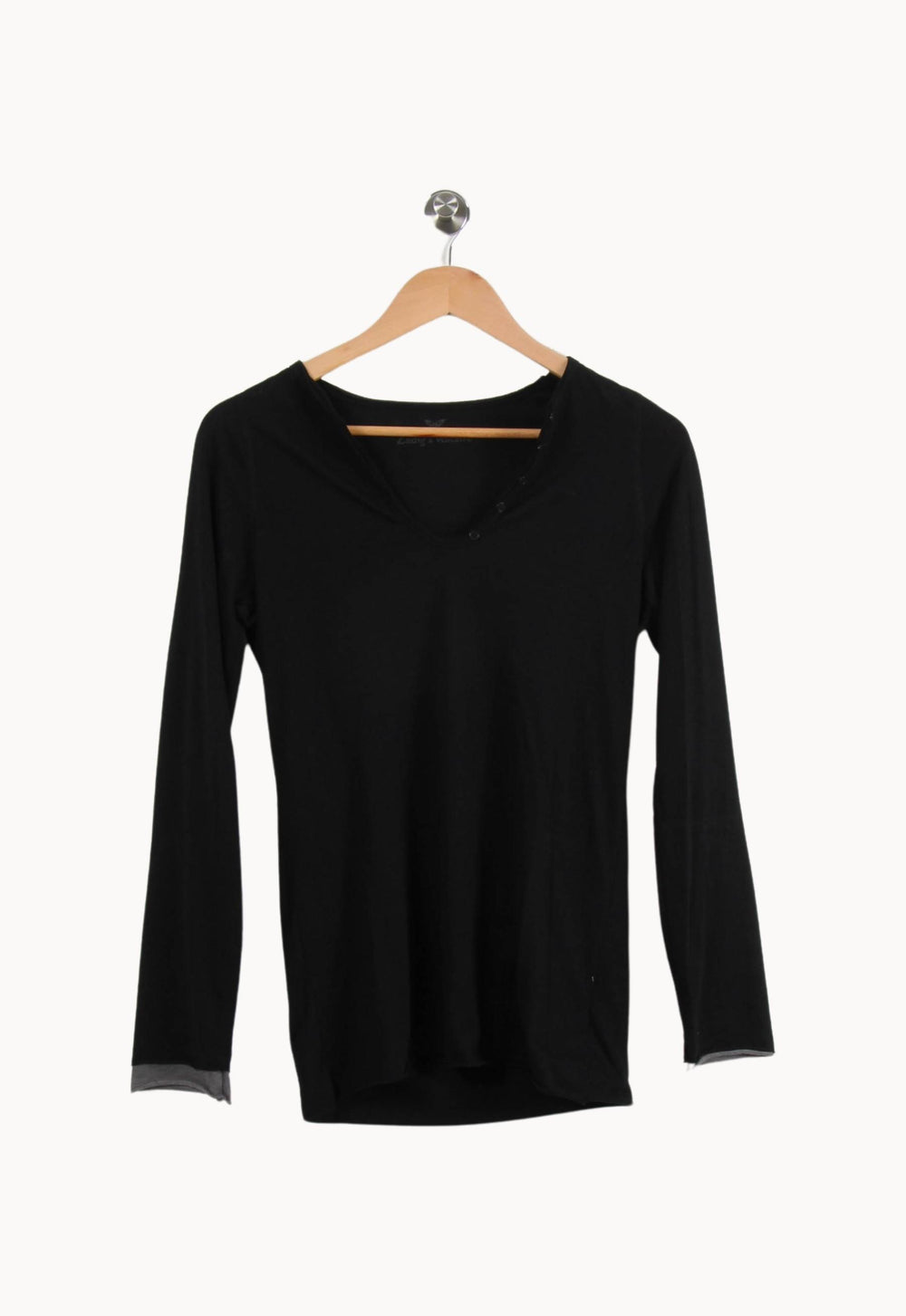 T-shirt Noir - Taille S/36 de la marque Zadig&Voltaire | PARAD69363 - Vendu par Paradigme - Image 2