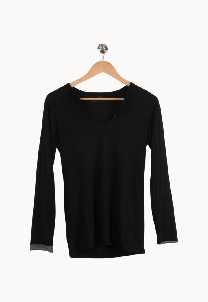 T-shirt Noir - Taille S/36 de la marque Zadig&Voltaire | PARAD69363 - Vendu par Paradigme - Image 2