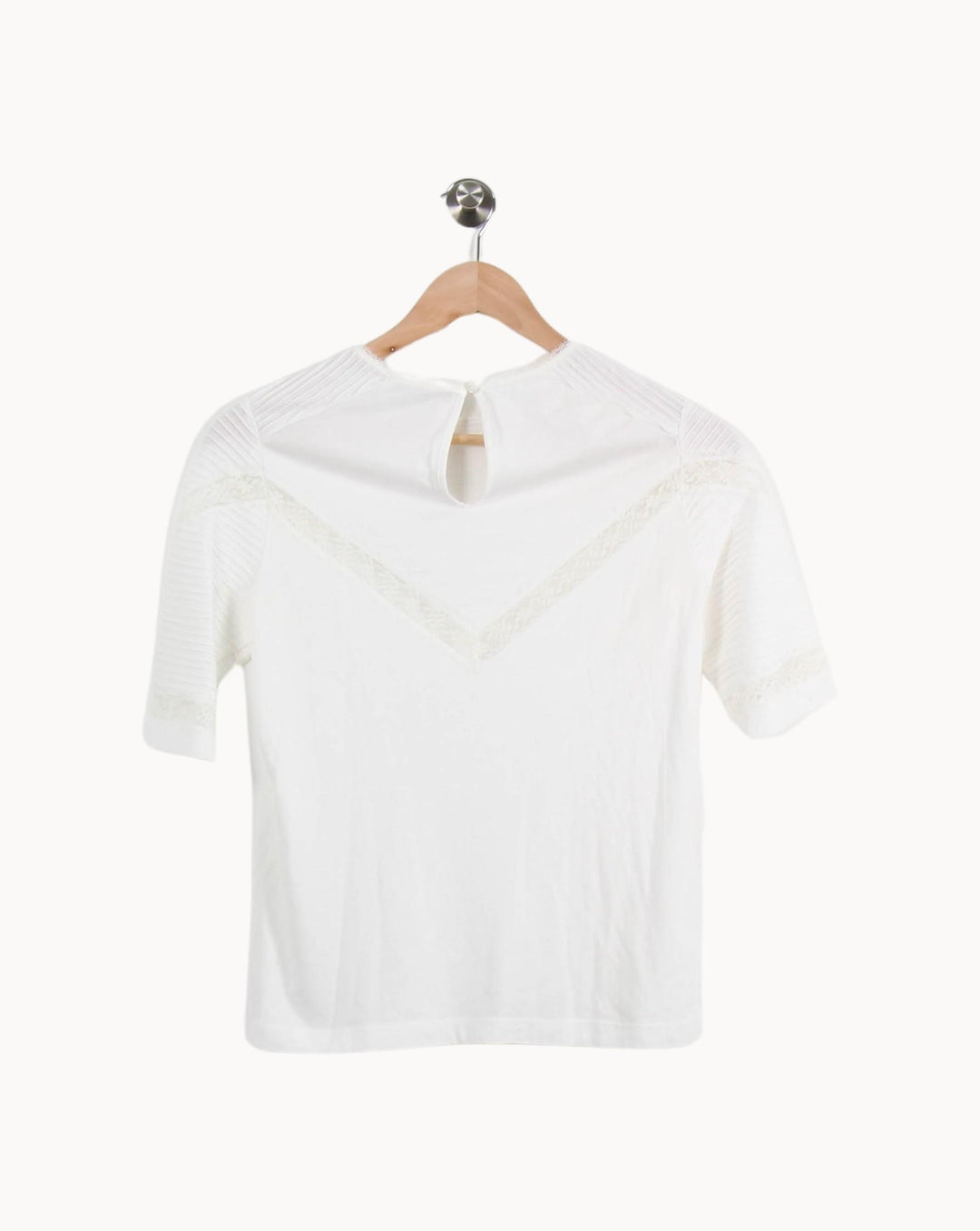 Blouse Blanche - Taille S/36 de la marque Maje | PARAD69366 - Vendu par Paradigme - Image 4