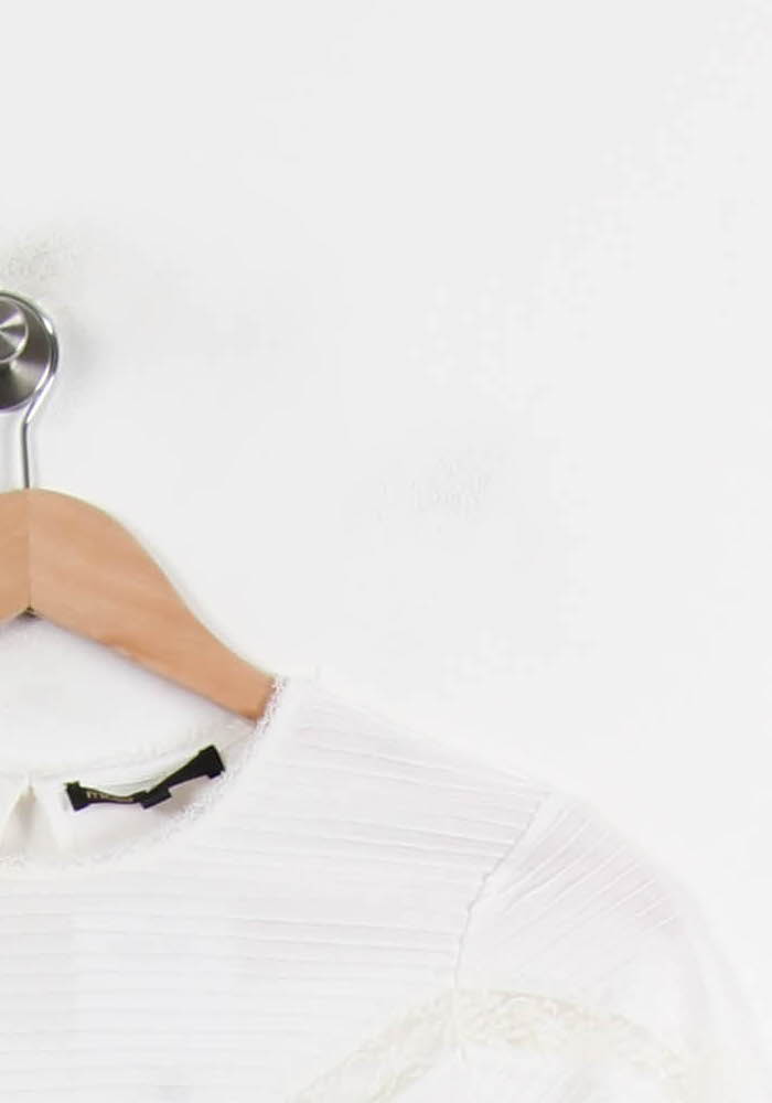 Blouse Blanche - Taille S/36 de la marque Maje | PARAD69366 - Vendu par Paradigme - Image 3