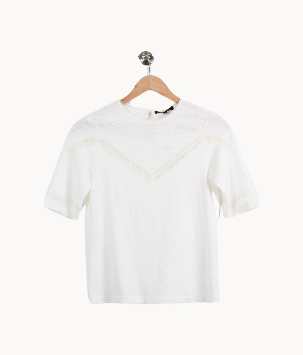 Blouse Blanche - Taille S/36 de la marque Maje | PARAD69366 - Vendu par Paradigme - Image 2