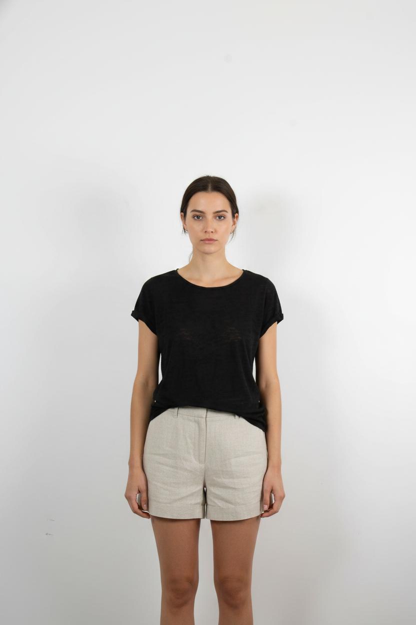 T-shirt Noir - Taille S/36