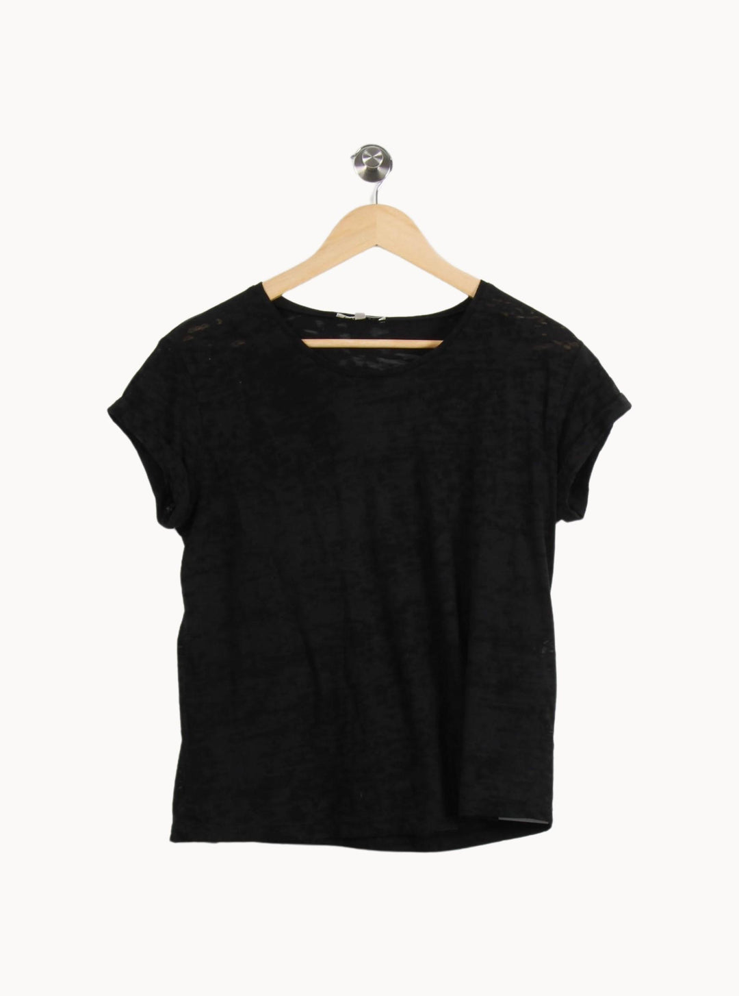 T-shirt Noir - Taille S/36 de la marque ba&sh | PARAD69373 - Vendu par Paradigme - Image 2
