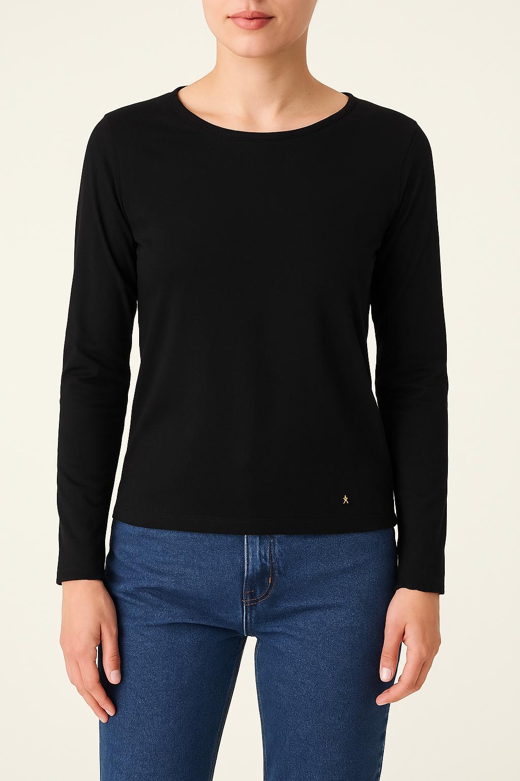 T-shirt Manches Longues Noir - Taille S/36 de la marque Des petits hauts | PARAD69374 - Vendu par Paradigme - Image 1