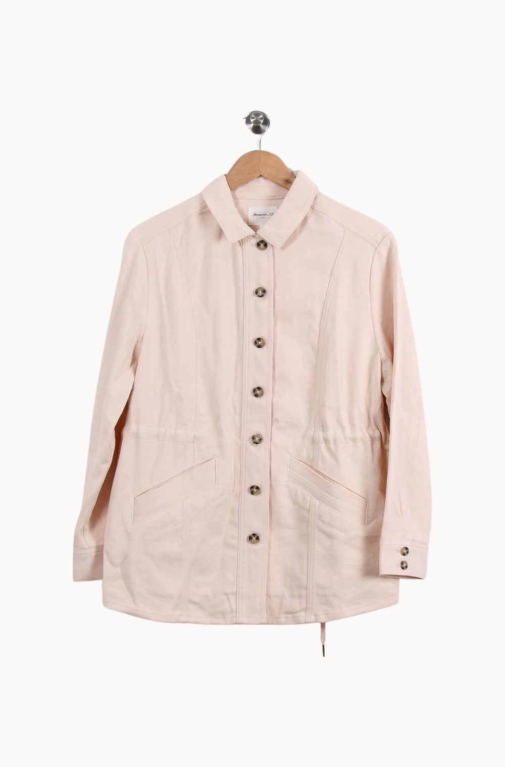 Veste en jean rose - Taille M/38 de la marque Maison 123 | PARAD69388 - Vendu par Paradigme - Image 2