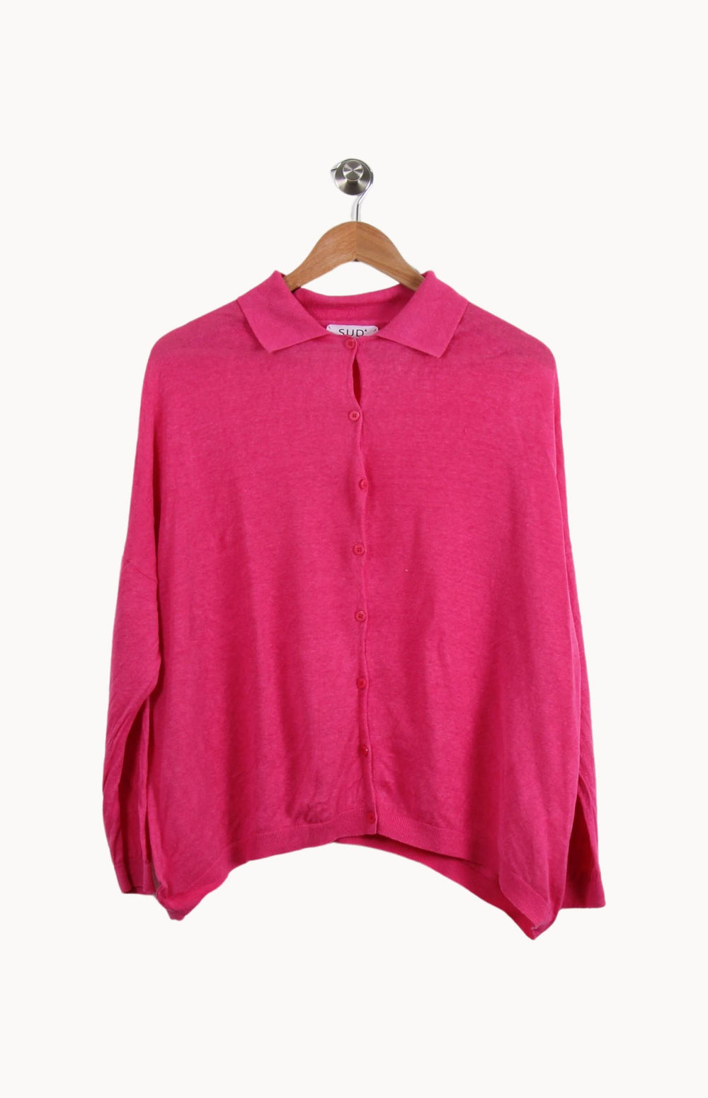 Cardigan Rose - Taille T.U. de la marque Sud express | PARAD69390 - Vendu par Paradigme - Image 2