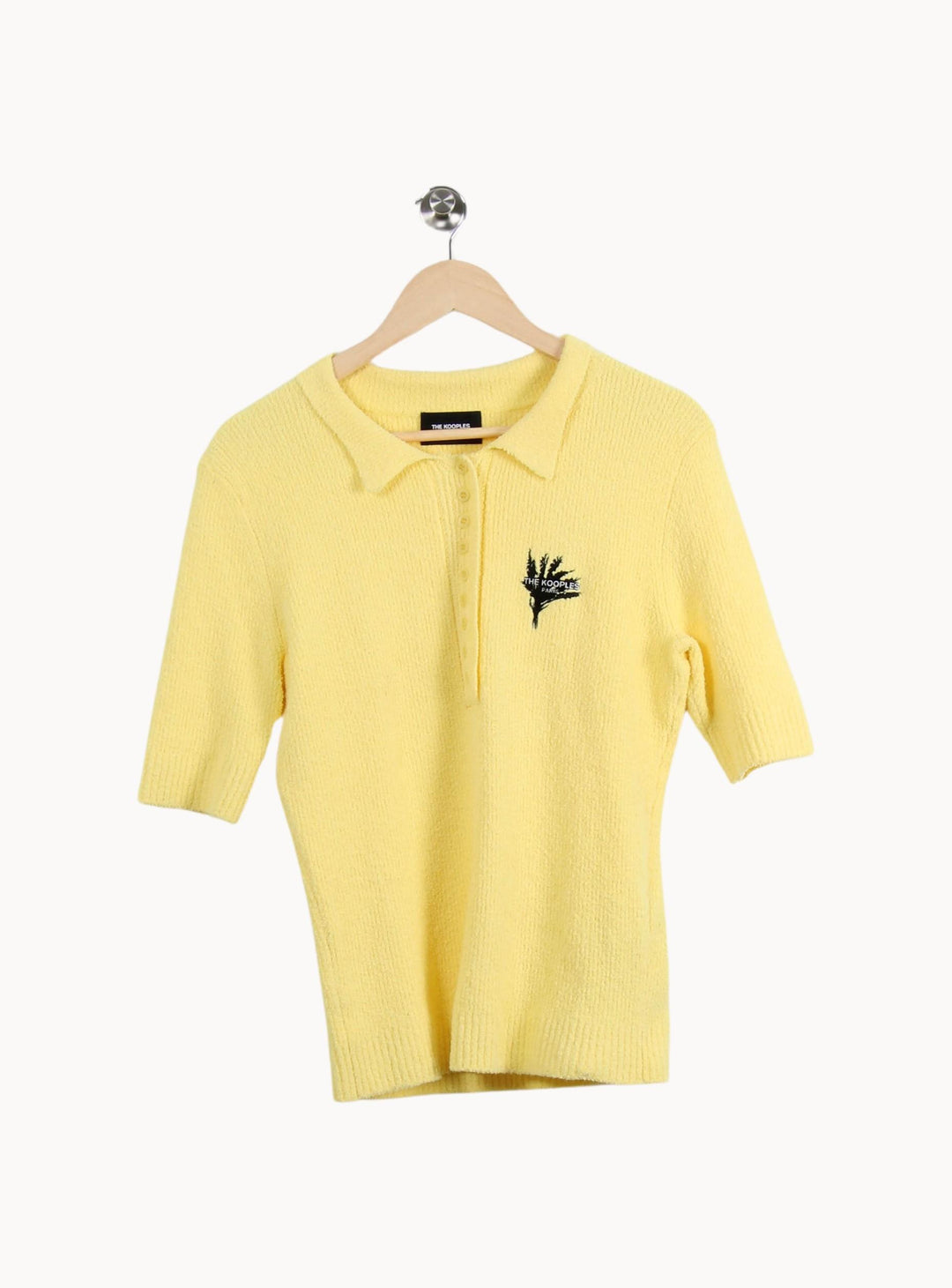 Polo Jaune - Taille L/40 de la marque The Kooples | PARAD69391 - Vendu par Paradigme - Image 2