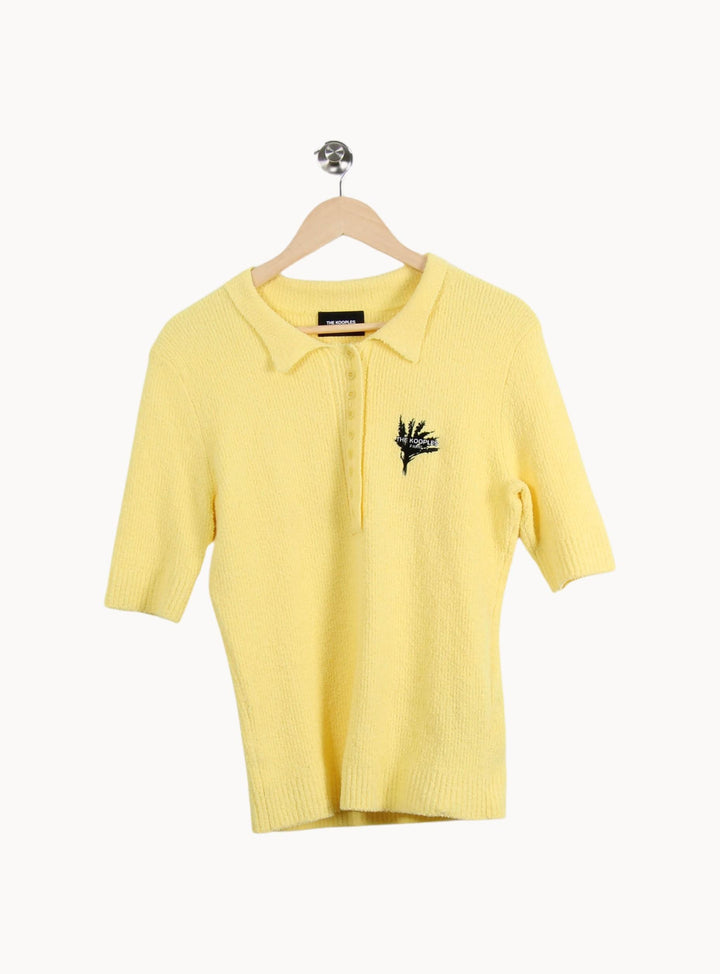 Polo Jaune - Taille L/40 de la marque The Kooples | PARAD69391 - Vendu par Paradigme - Image 2