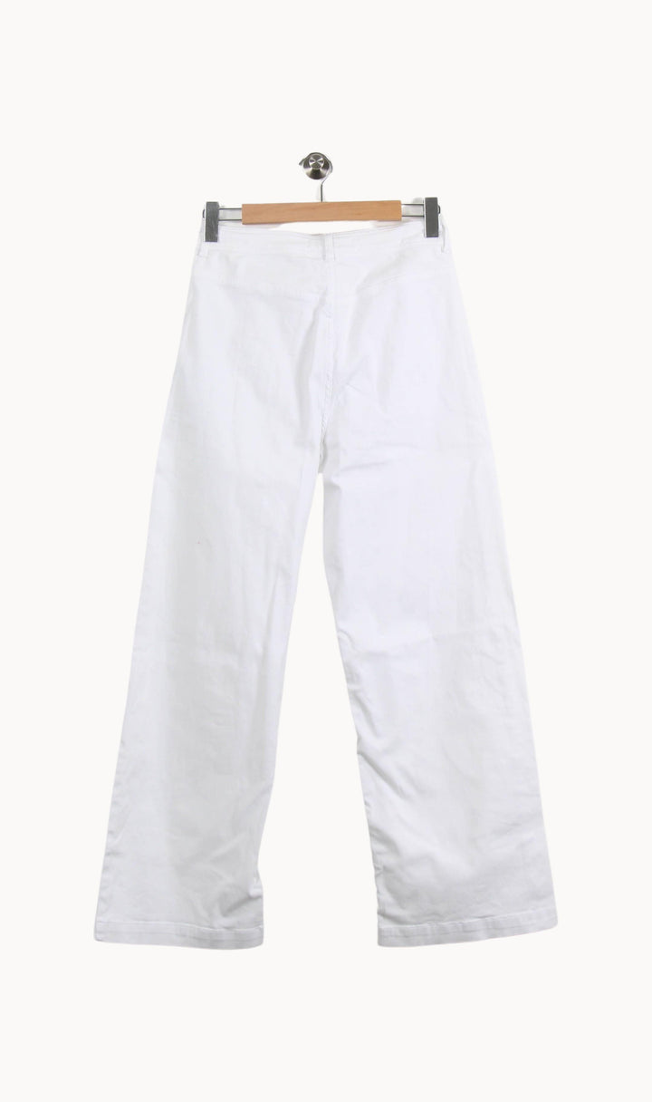 Pantalon Blanc - Taille XL/42 de la marque La Fée Maraboutée | PARAD69397 - Vendu par Paradigme - Image 4