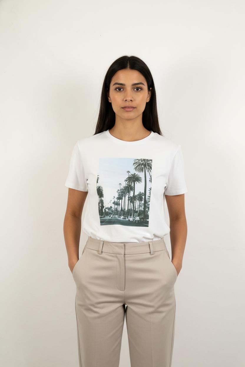Tee-shirt Blanc - Taille L/40