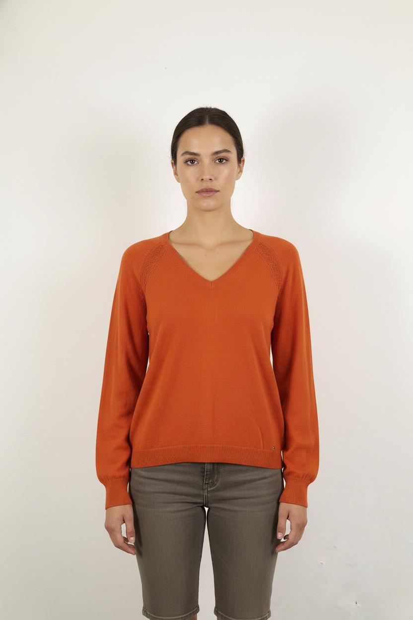 Pull Orange - Taille M/38