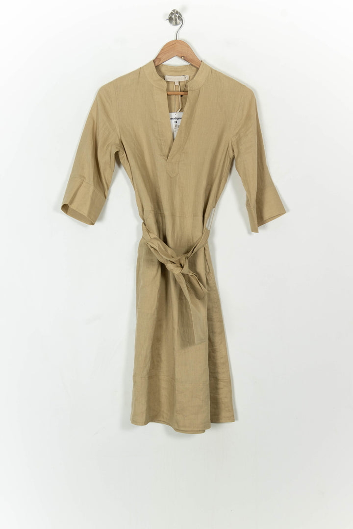 Robe Longue Beige - Taille XS/34 de la marque Vanessa Bruno | PARAD69454 - Vendu par Paradigme - Image 2