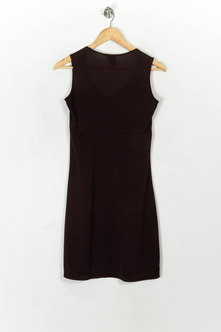 Robe Sans Manches Marron - Taille XS/34 de la marque Isabel Marant | PARAD69457 - Vendu par Paradigme - Image 5
