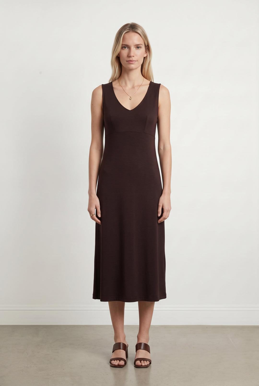 Robe Sans Manches Marron - Taille XS/34 de la marque Isabel Marant | PARAD69457 - Vendu par Paradigme - Image 1