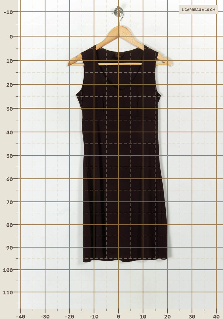 Robe Sans Manches Marron - Taille XS/34 de la marque Isabel Marant | PARAD69457 - Vendu par Paradigme - Image 4