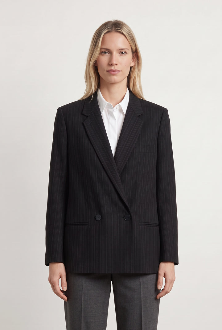 Blazer Noir - Taille S/36 de la marque Max Mara | PARAD69465 - Vendu par Paradigme - Image 1