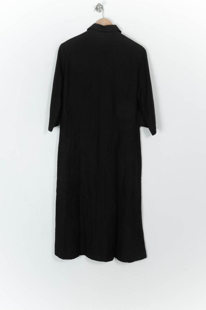 Robe chemise noire - Taille S/36 de la marque Max Mara | PARAD69466 - Vendu par Paradigme - Image 5