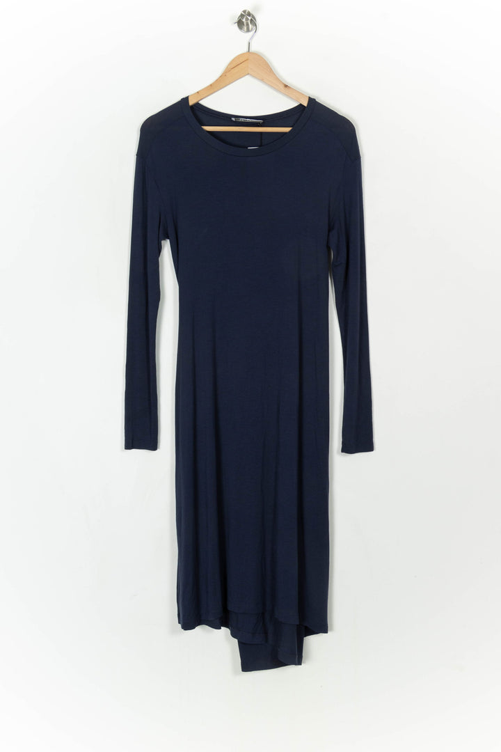 Robe Manche Longue Bleue - Taille M/38 de la marque Max Mara | PARAD69468 - Vendu par Paradigme - Image 2