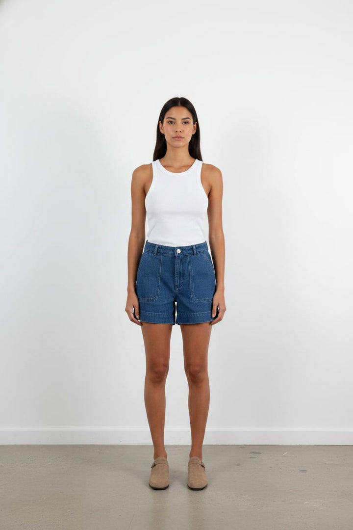 Short en Jean Bleu - Taille M/38