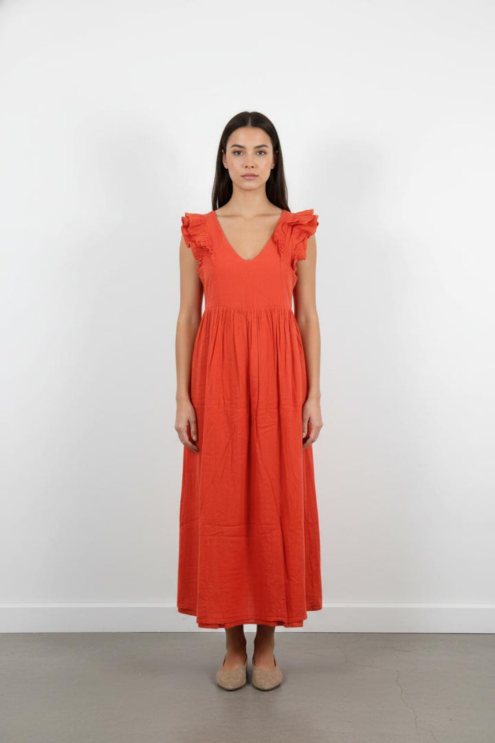 Robe Longue Orange - Taille S/36