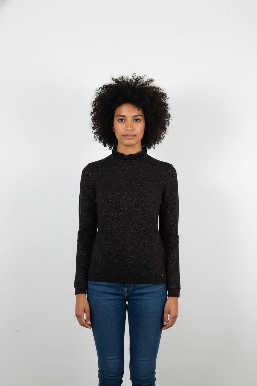 Pull Noir et Or - Taille S/36