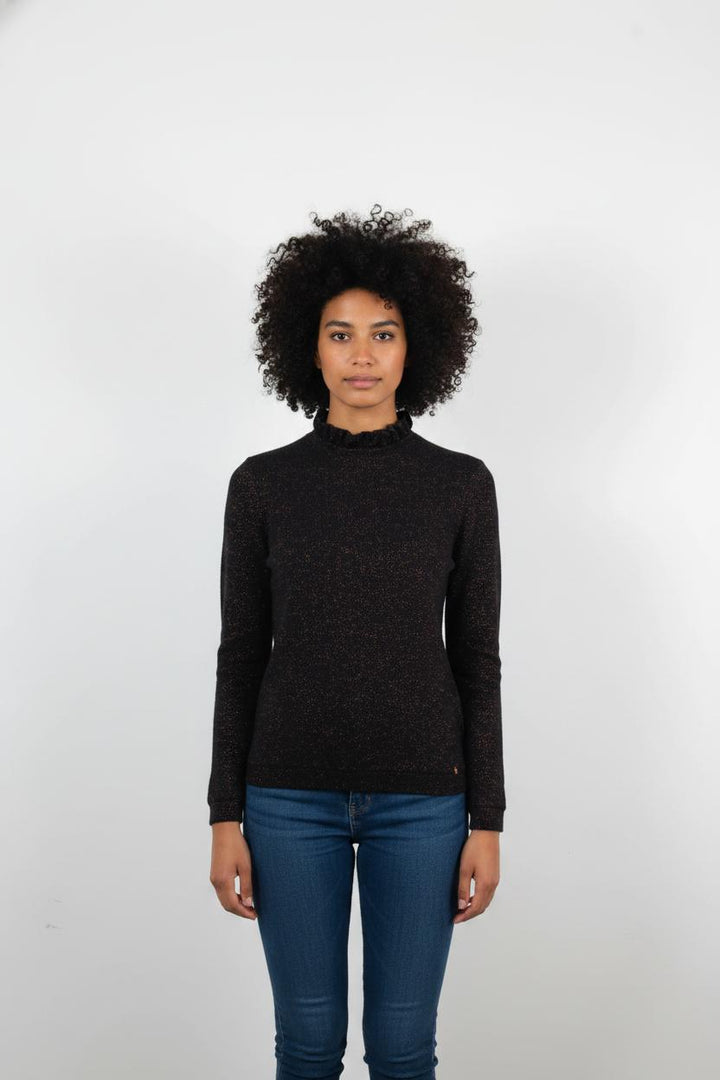Pull Noir et Or - Taille S/36