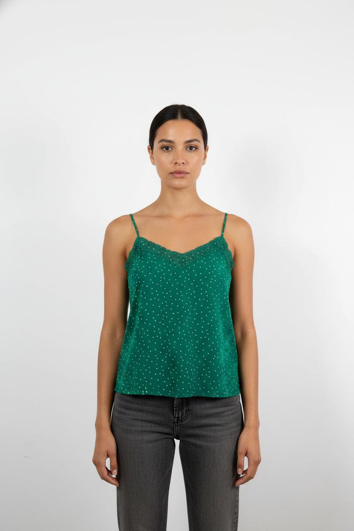 Débardeur Vert et Blanc - Taille M/38