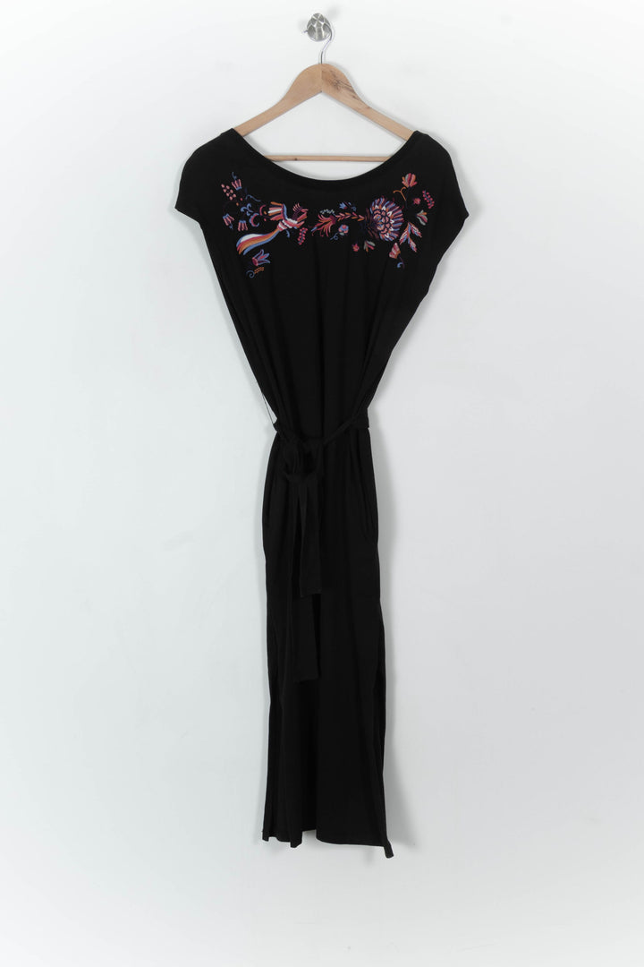 Robe longue noire - Taille M/38 de la marque La Fée Maraboutée | PARAD69562 - Vendu par Paradigme - Image 2