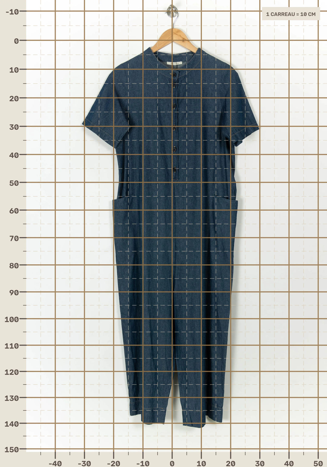 Combinaison Bleue - Taille M/38 de la marque Humility | PARAD69563 - Vendu par Paradigme - Image 4