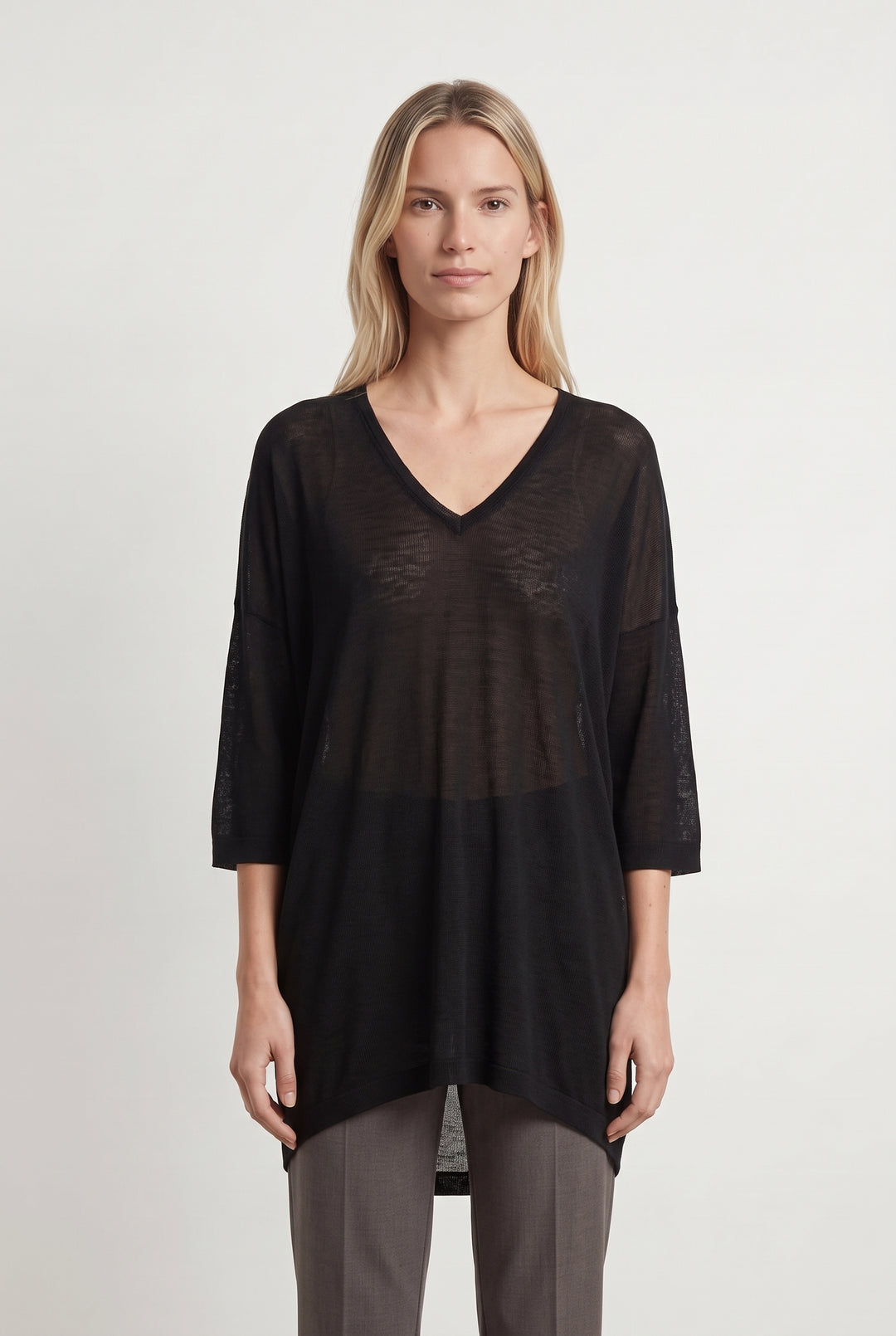 Blouse Noire - Taille S/36 de la marque Filippa K | PARAD69570 - Vendu par Paradigme - Image 1
