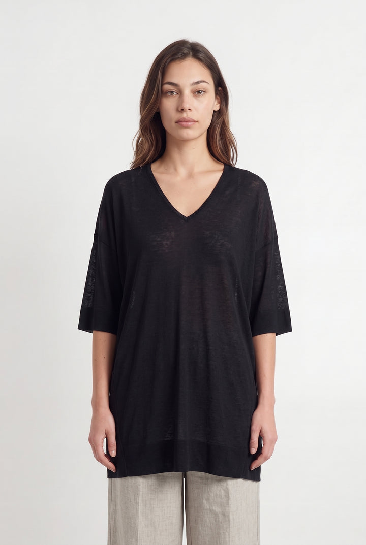 Blouse Noire - Taille XS/34 de la marque Filippa K | PARAD69572 - Vendu par Paradigme - Image 1
