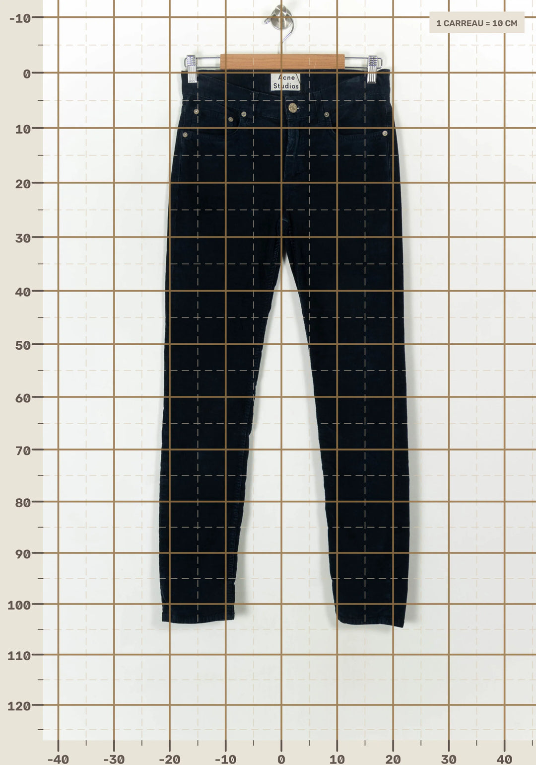 Jean Bleu - Taille M/38 de la marque Acne Studios | PARAD69577 - Vendu par Paradigme - Image 4
