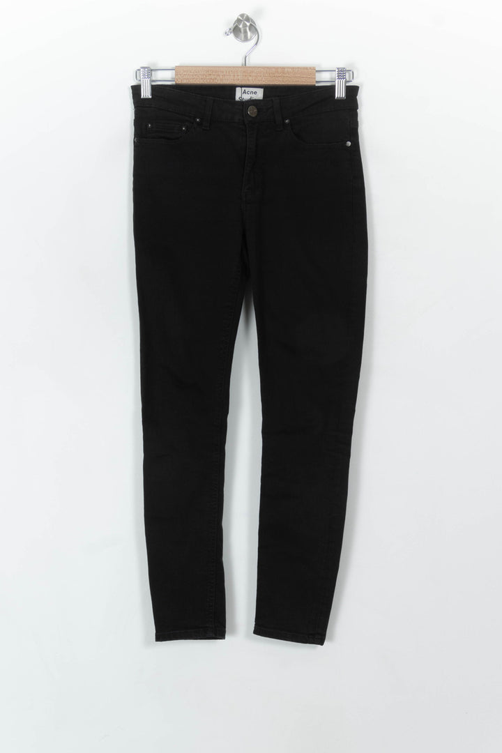 Jean Slim Noir - Taille XXS/32 de la marque Acne Studios | PARAD69580 - Vendu par Paradigme - Image 2