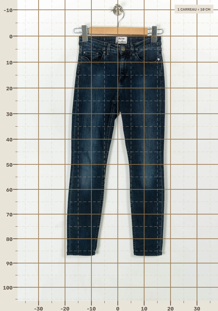 Jean Slim Bleu - Taille XXS/32 de la marque Acne Studios | PARAD69582 - Vendu par Paradigme - Image 4